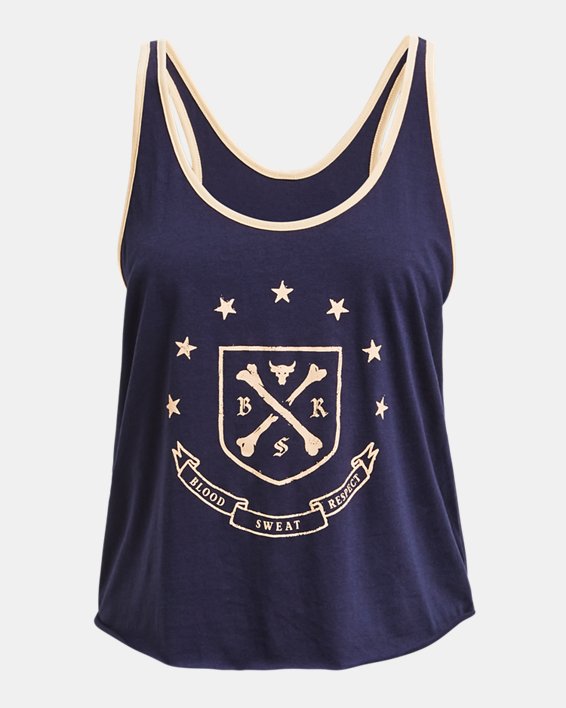 Women's Project Rock Arena Tank in Blue image number 4